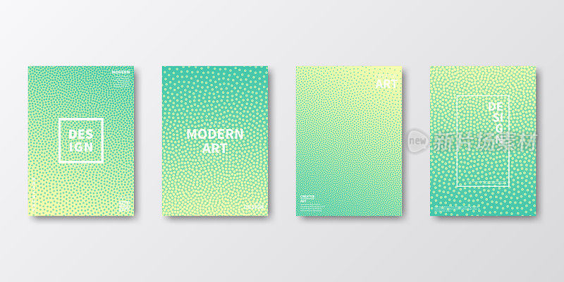 宣传册模板排版，绿色封面设计，商业年报，宣传单，杂志