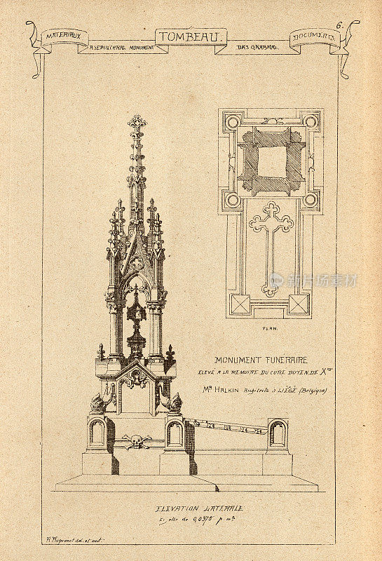 坟墓纪念碑，丧葬建筑，建筑史，设计，艺术，法国，维多利亚，19世纪