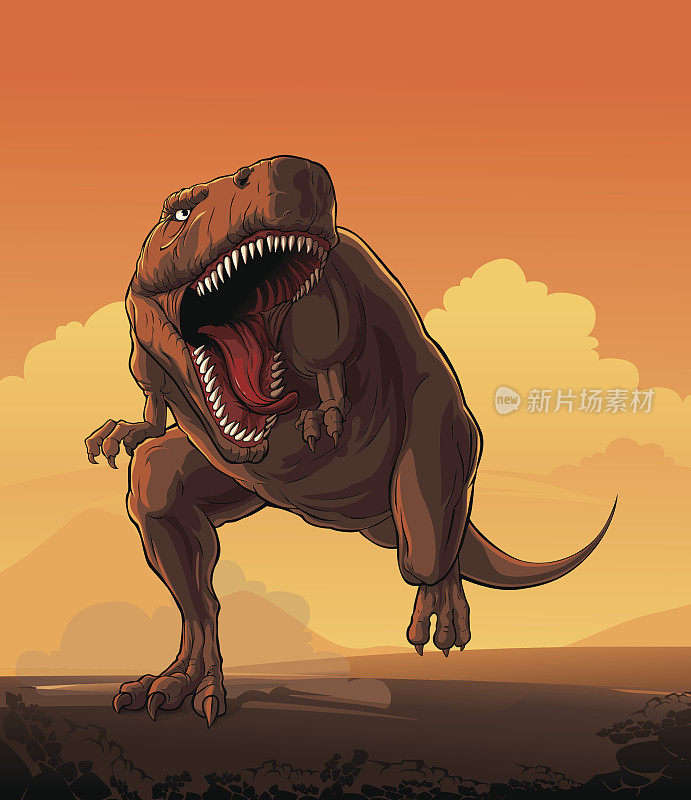 巨大的恐龙:霸王龙