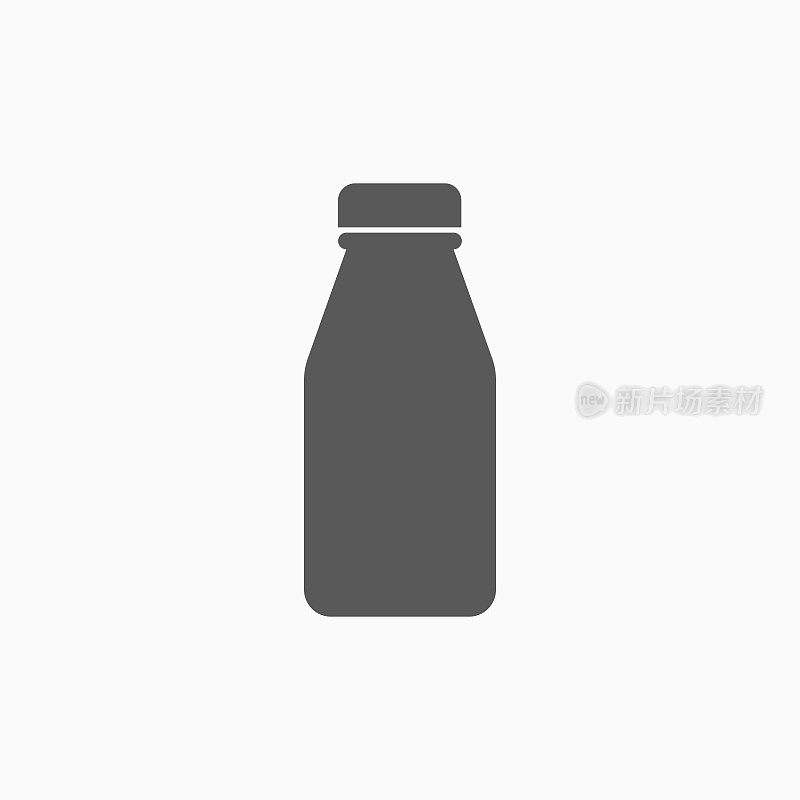牛奶瓶的图标