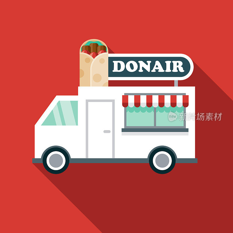 Donair餐车图标