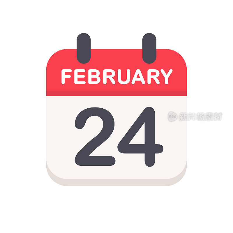 2月24日-日历图标