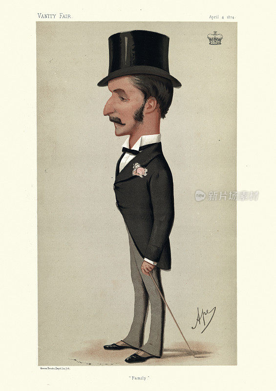 亨利・佩蒂-菲茨莫里斯，第五任兰斯顿侯爵，维多利亚时代的英国政治家，《名利场》漫画