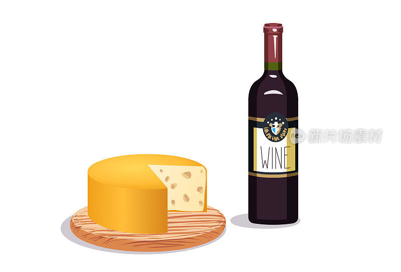 奶酪和葡萄酒