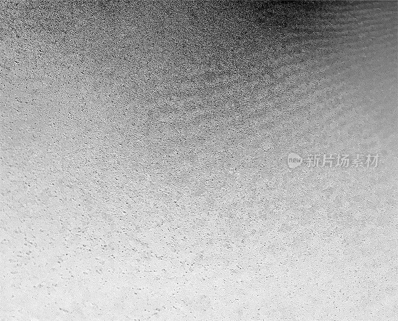 混凝土表面与颗粒效果和微妙的模糊-矢量插图在近距离与透视和梯度效果-斑点波浪脏表面在阴影的白色和黑色-抽象的原始纹理纸背景
