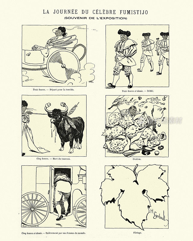 一个著名斗牛士的日子，第二部分，法国卡通