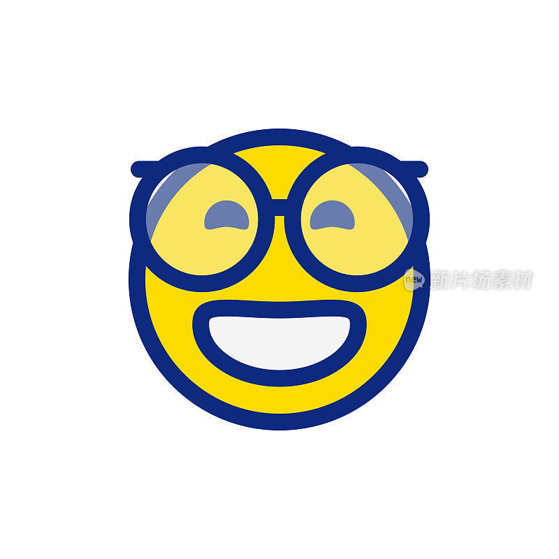 表情符号可爱明亮的颜色