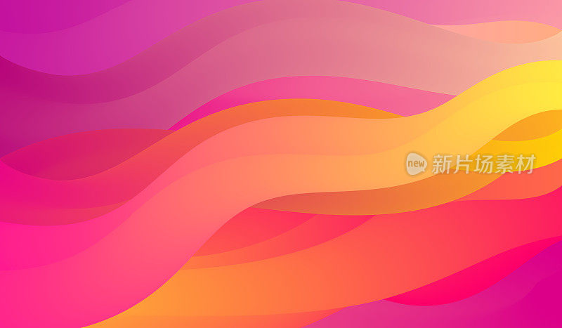 抽象的波浪背景