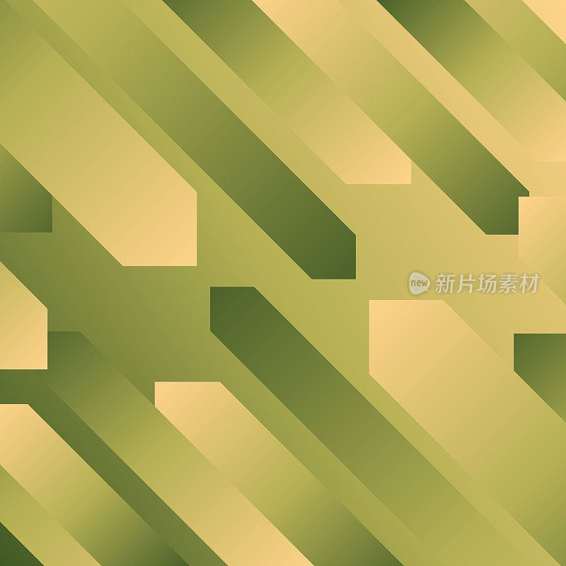 抽象设计与几何形状-潮流绿色梯度