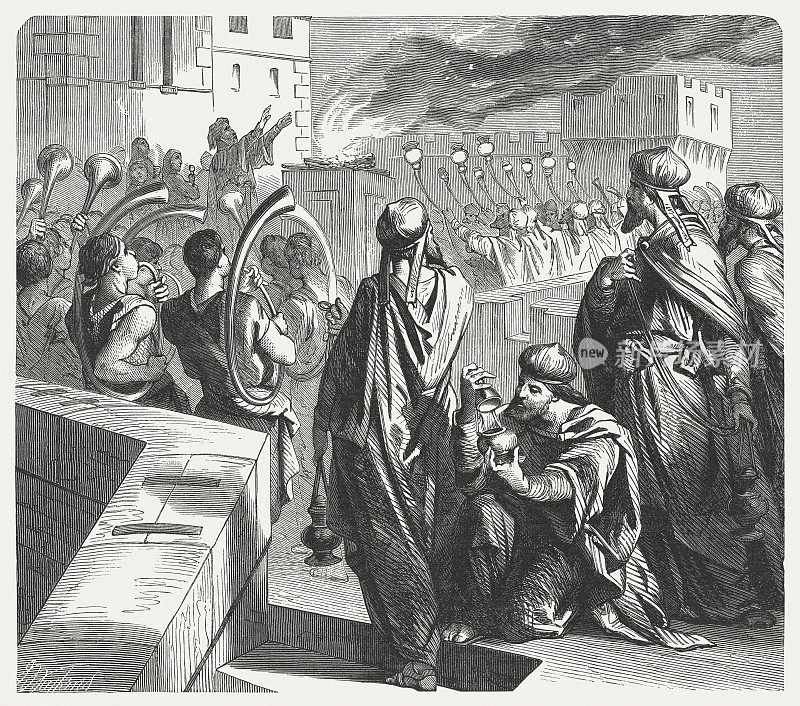 耶路撒冷城墙奉献仪式(尼希米记12,27)