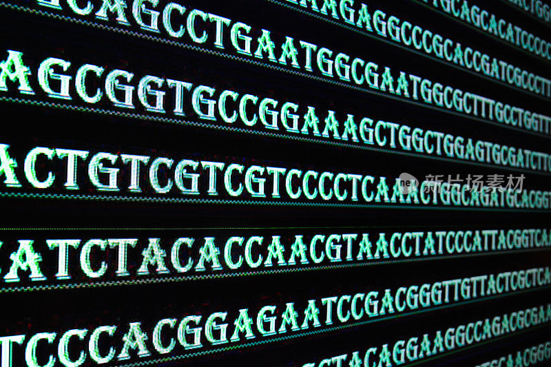 现代技术:DNA测序。