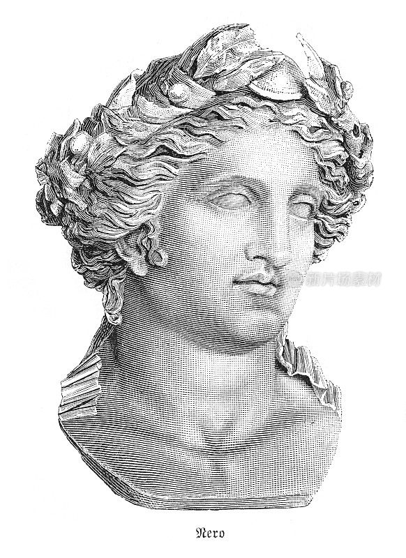 尼禄・克劳迪斯・凯撒罗马皇帝画像