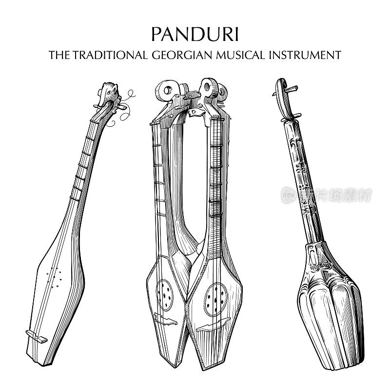 Panduri是一种传统的格鲁吉亚乐器一种传统的格鲁吉亚乐器。难看的东西