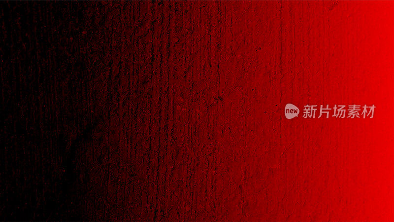 充满活力的明亮的红色暗栗色grunge纹理效果墙与较深的颜色阴影或插图在左边边缘的矢量背景与复制空间