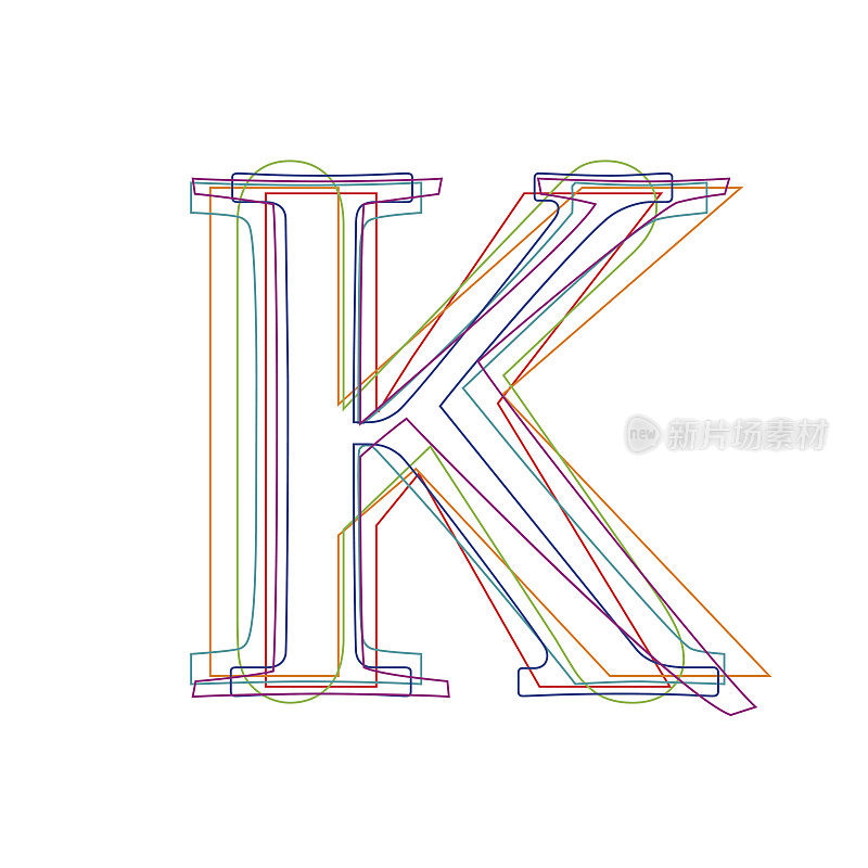 向量符号线性字母K
