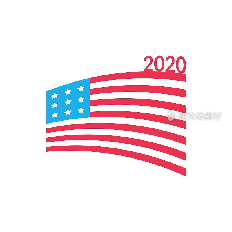 美国2020年大选设计元素