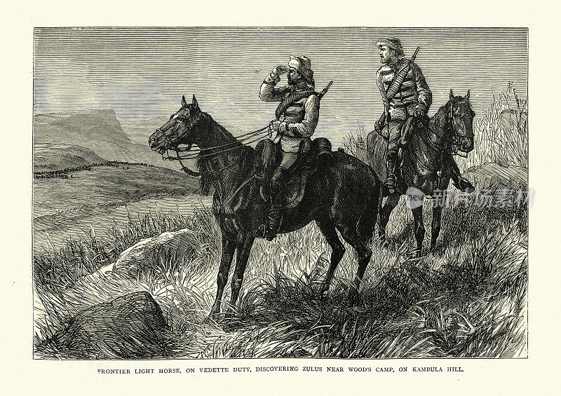 边境轻骑兵士兵，盎格鲁-祖鲁战争