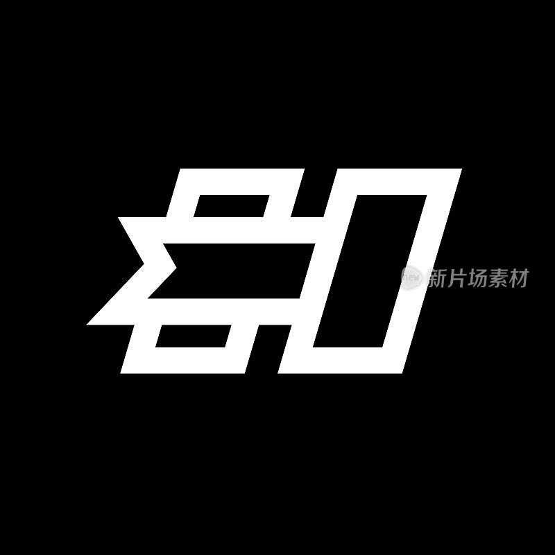 字母H实心标志