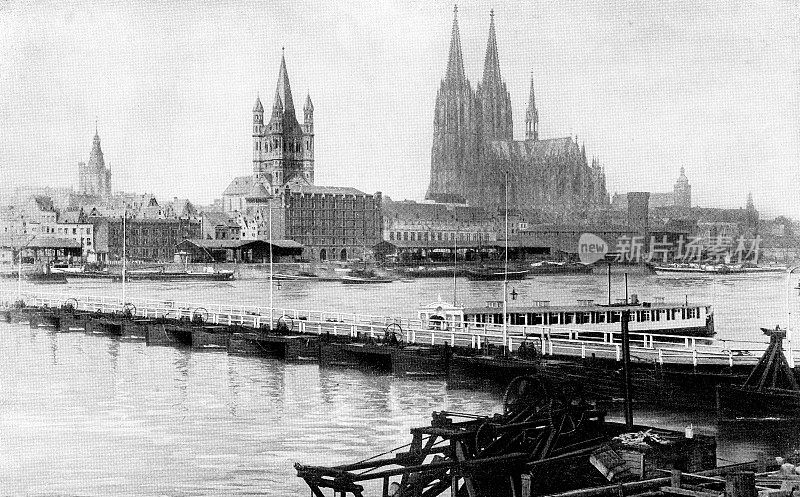 19世纪，德国，北莱茵-威斯特伐利亚的科隆