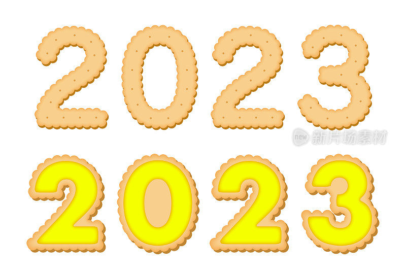 饼干和饼干材料。2023.