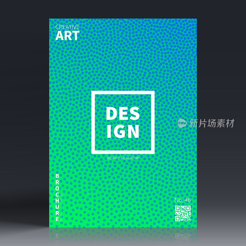 宣传册模板排版，绿色封面设计，商业年报，宣传单，杂志