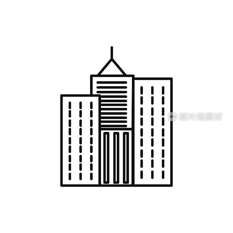 高楼大厦的图标