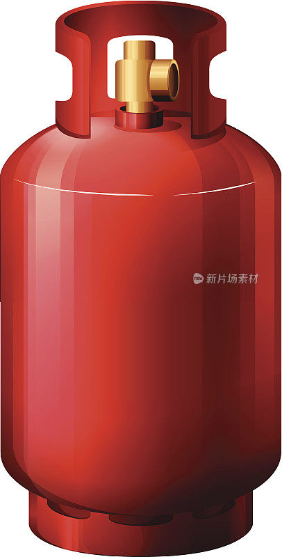 红色的气瓶