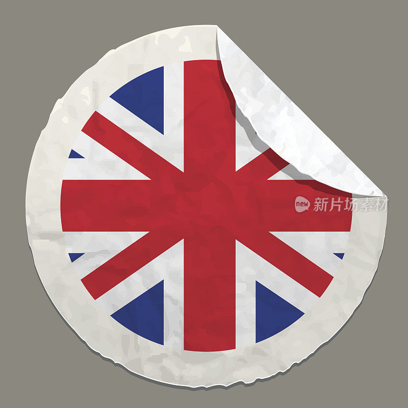 英国国旗概念图标