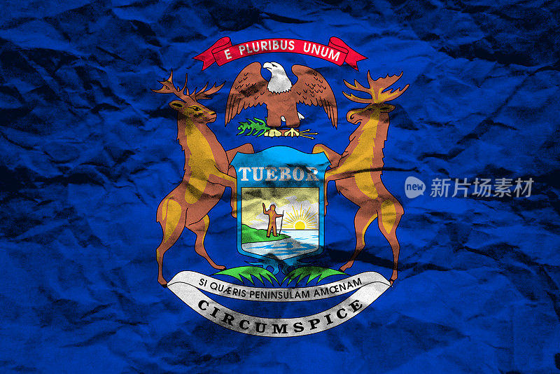 美国密歇根州国旗