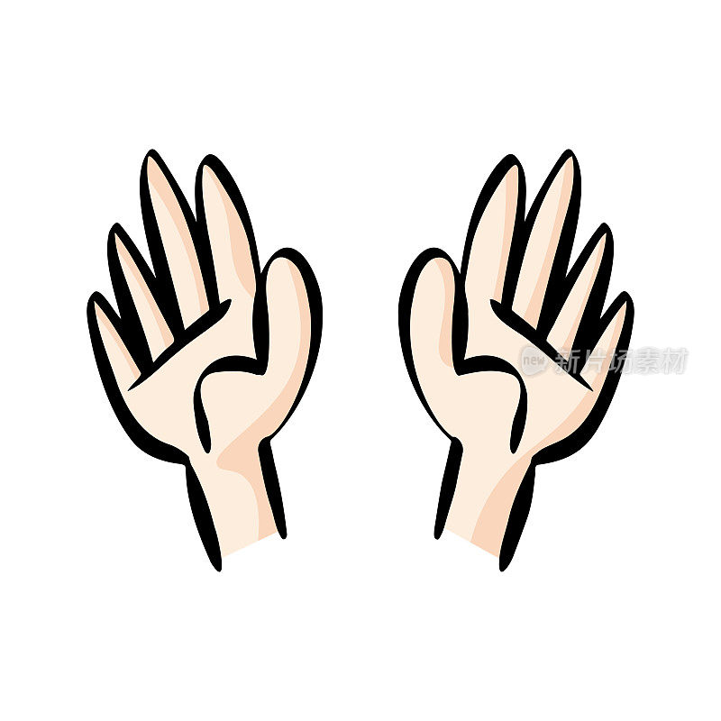 人类手的社交距离