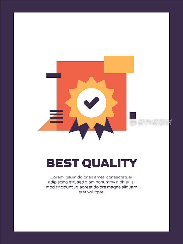 最佳质量的平面图标，矢量符号插图。