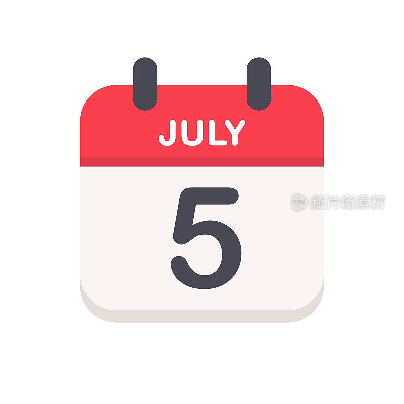 7月5日-日历图标