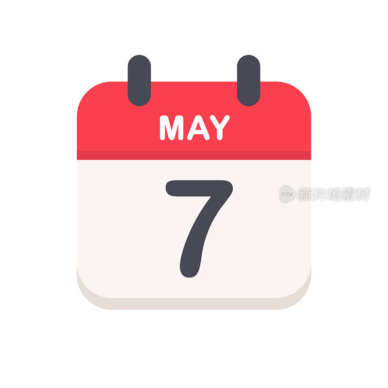 5月7日-日历图标
