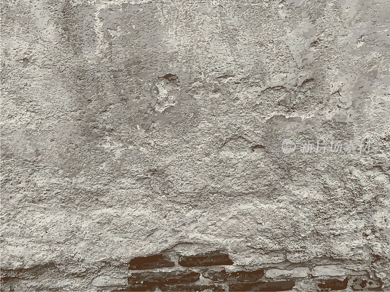 旧砖墙背景。砖墙纹理