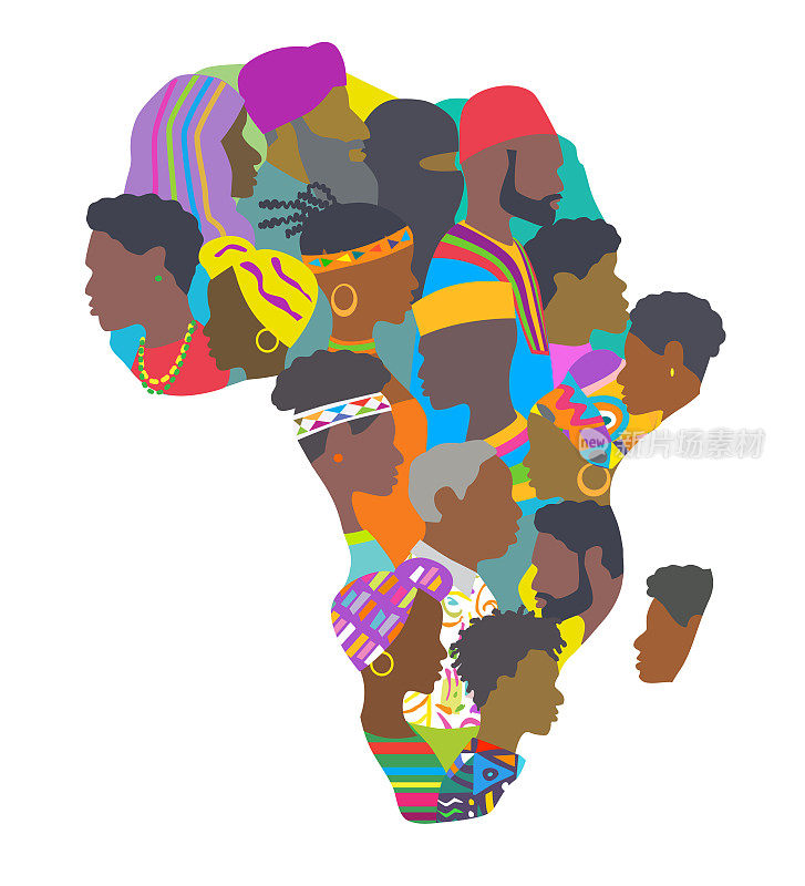 一群非洲人