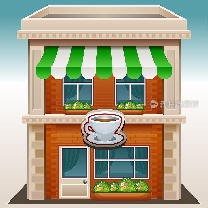 商店或咖啡馆