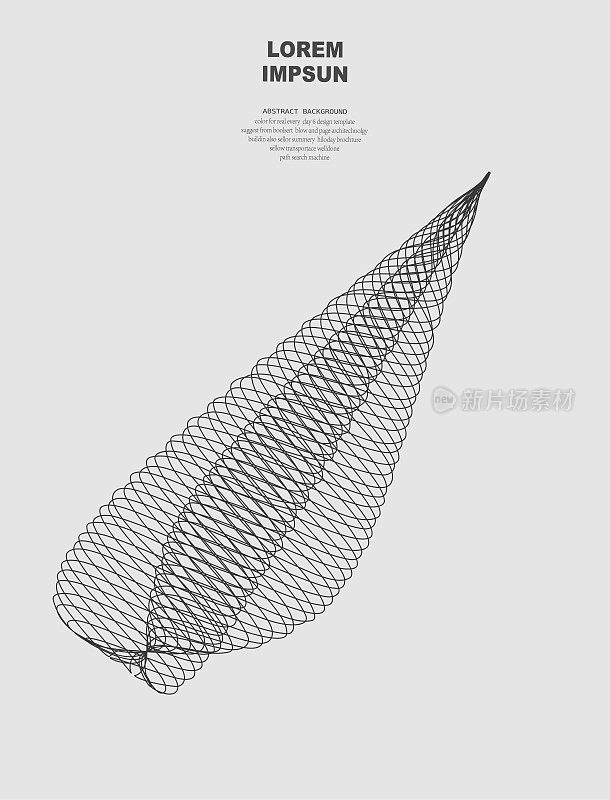 黑白运动波浪曲线线条条纹图案装饰背景