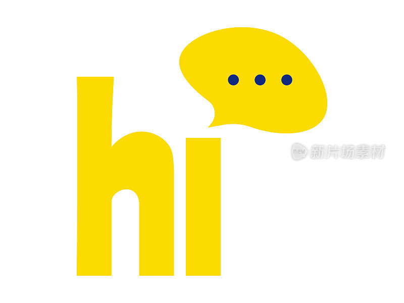 嗨,说话带思想泡泡