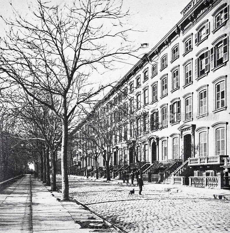 纽约市百老汇，东26街，麦迪逊大道以西，1868年