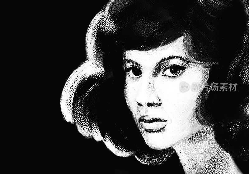 一个女人的四分之三的肖像