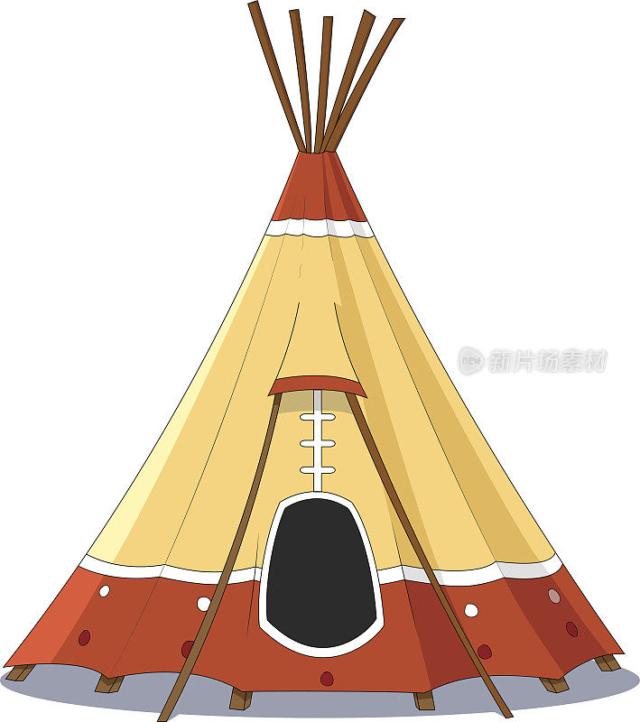 印第安人的帐篷