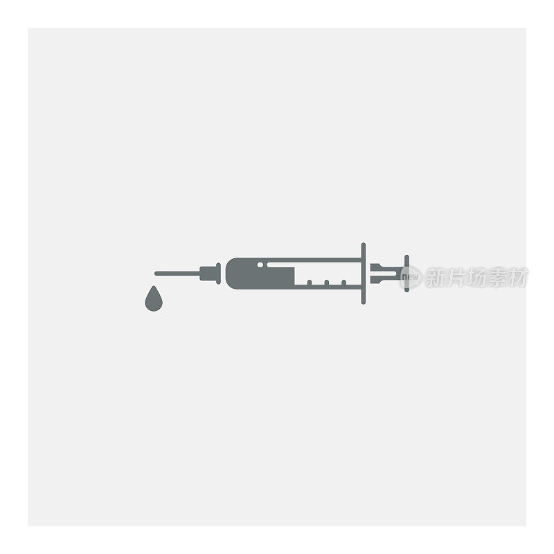 注射器注入图标