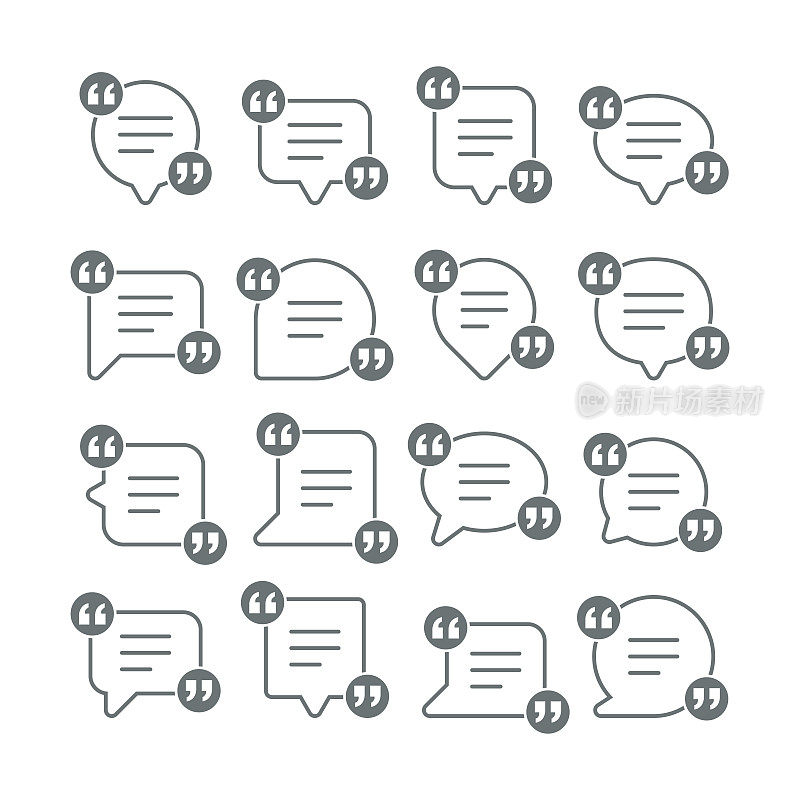 语音气泡图标