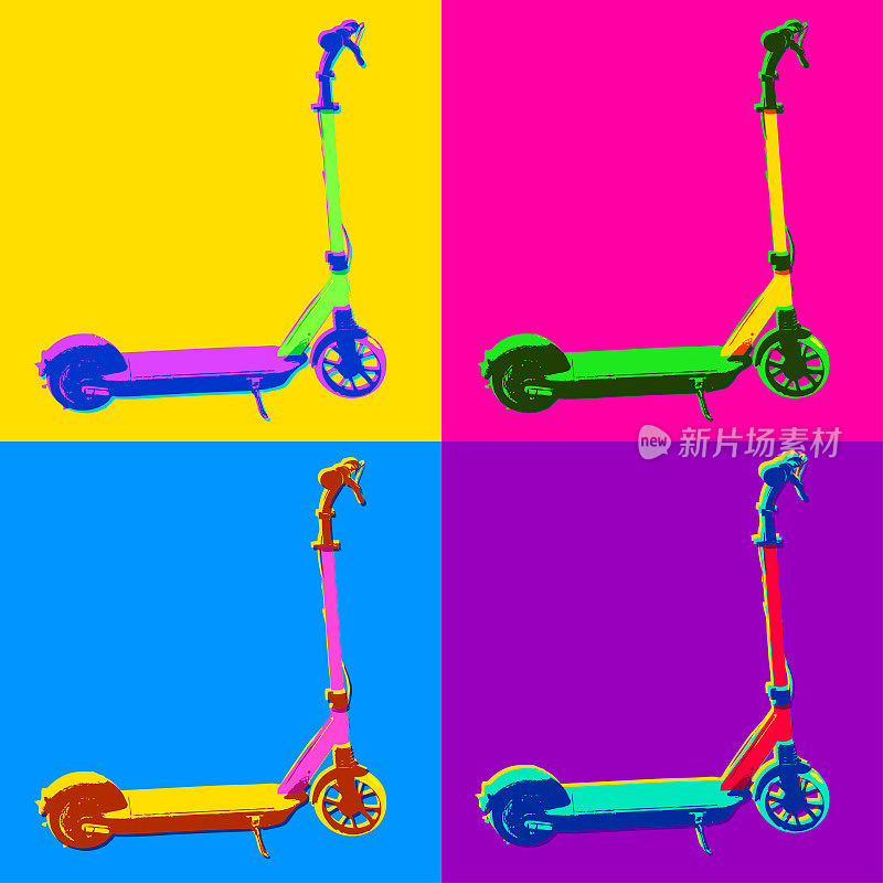 电动滑板车或电动滑板车