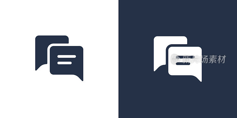 气泡语音,说话图标