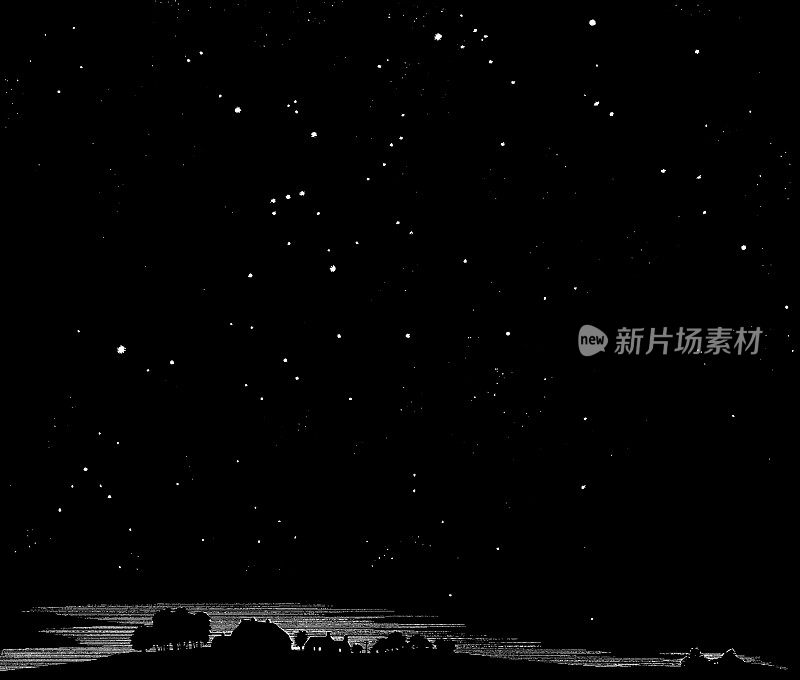 夜晚的星空