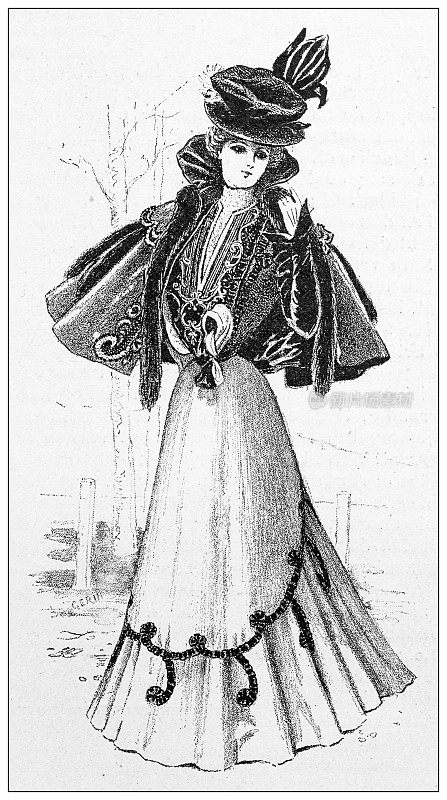 古老的形象:1898年的女性时尚