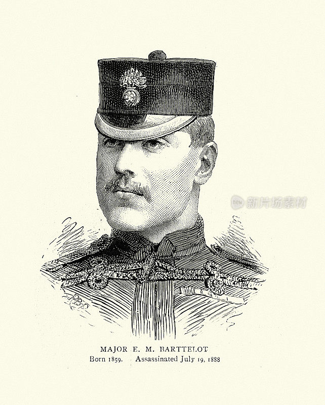 埃德蒙・马斯格雷夫・巴特洛特少校，19世纪80年代英国军官