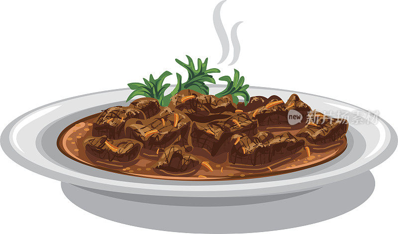 匈牙利烩牛肉菜