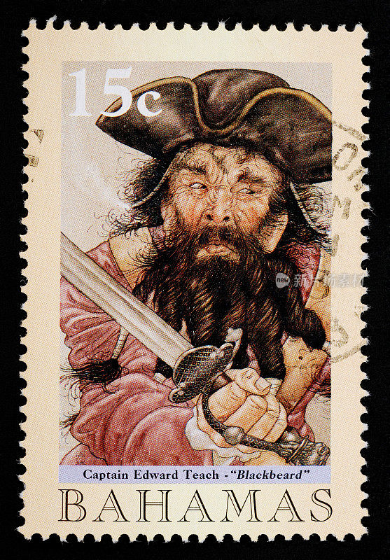 巴哈马黑胡子海盗邮票